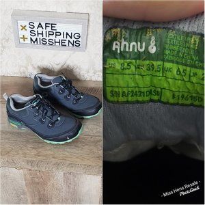 WOMENS AHNU NAVY ACTIVE HIKING SHOES SNEAKERS